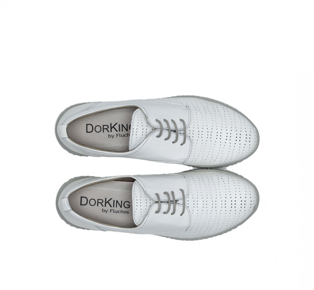 SILVER D8230 White Sneakers