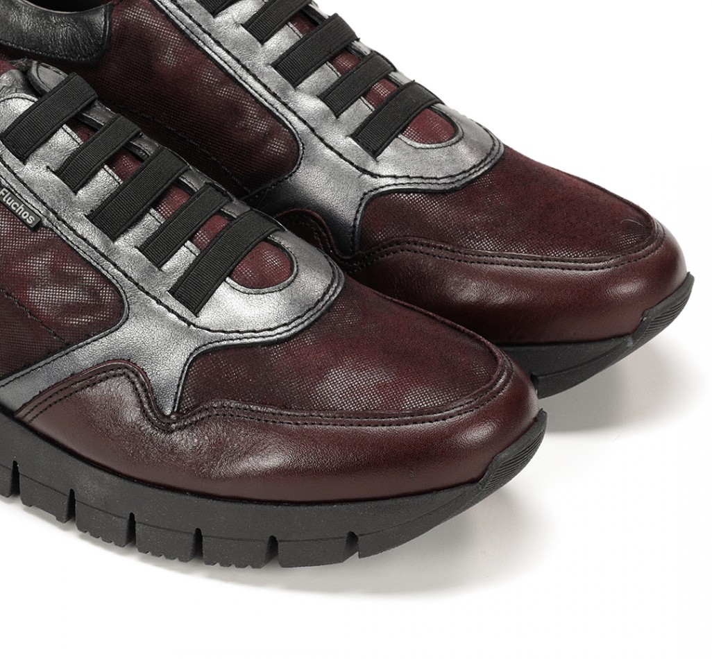 MERYL F1623 Burgundy Sneakers