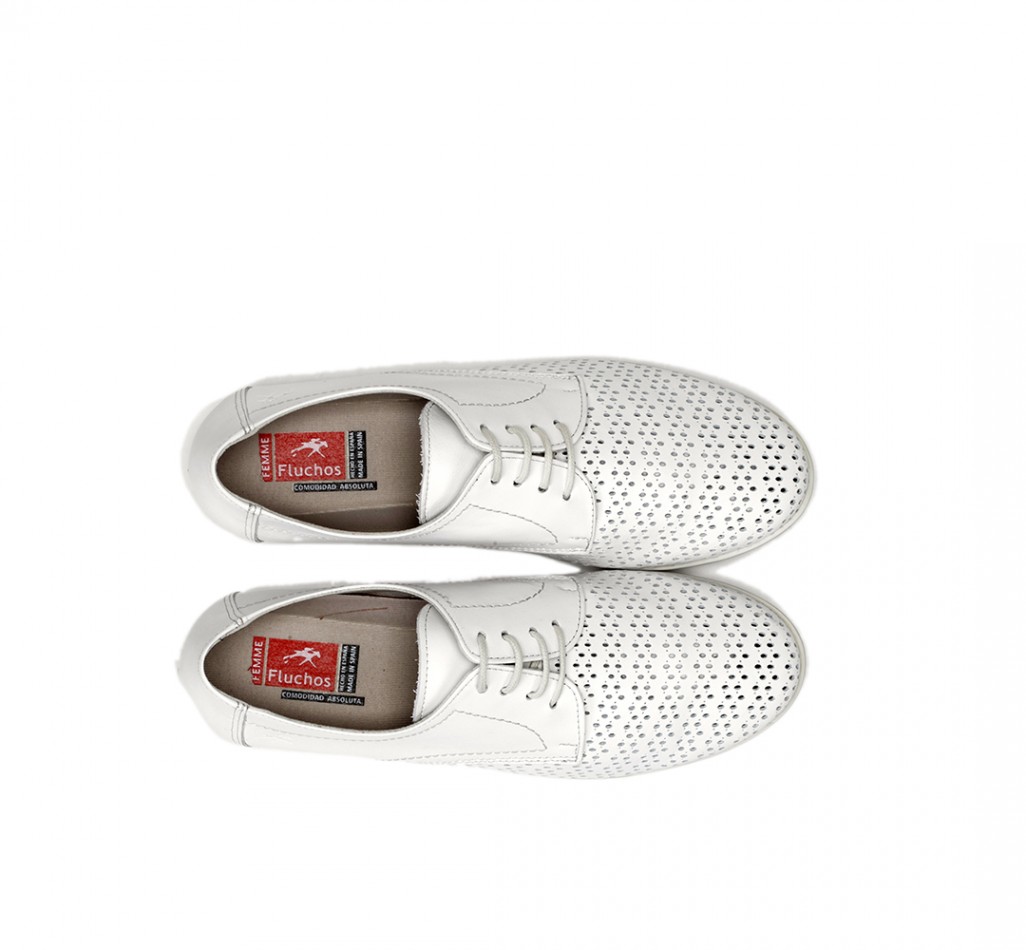 BRENDA F0542 White Sneakers