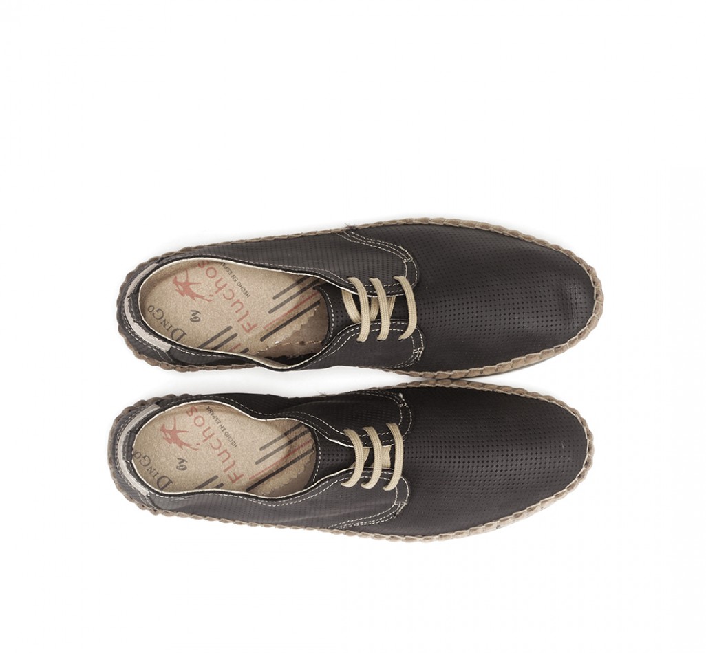 BAHAMAS 8675 Zapato de Cordones Negro