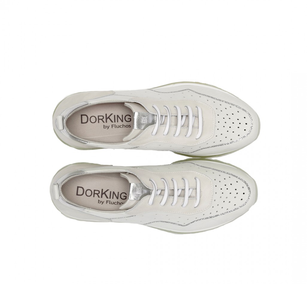 NAVY D8201 White Sneakers