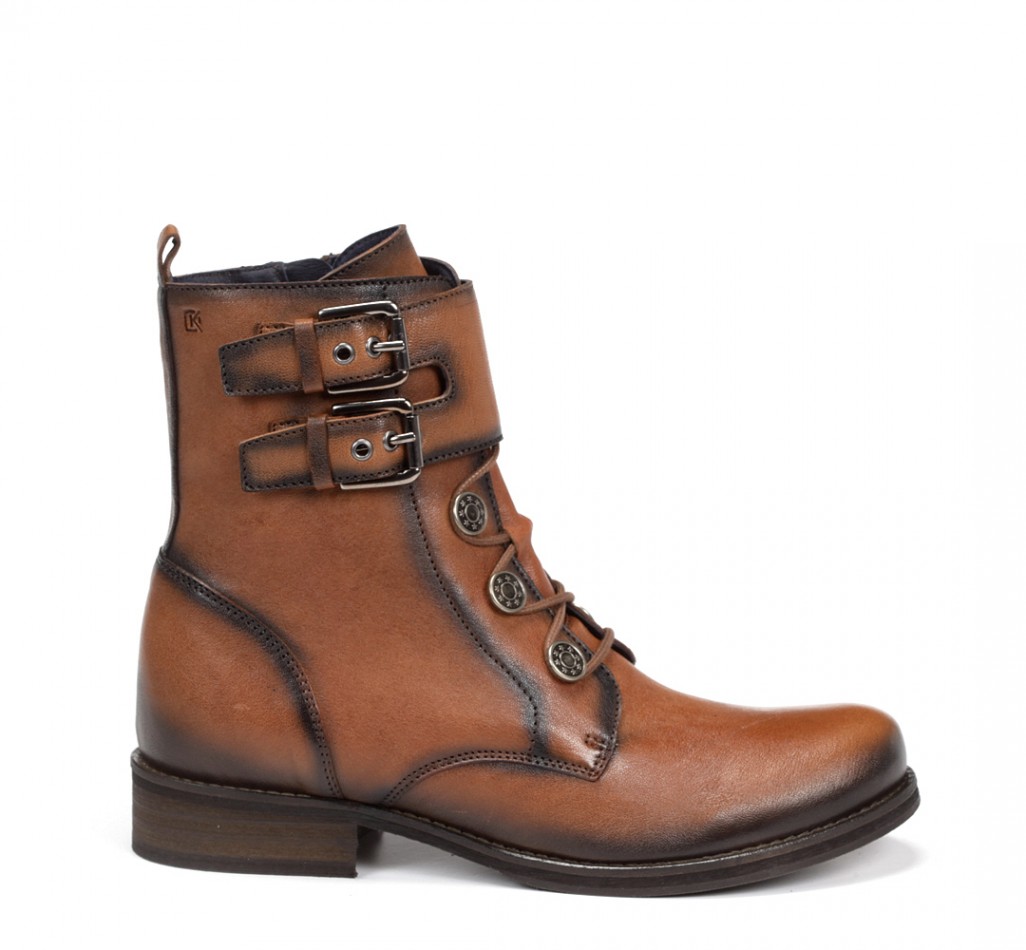 VERA D8070 Brown Ankle Boot
