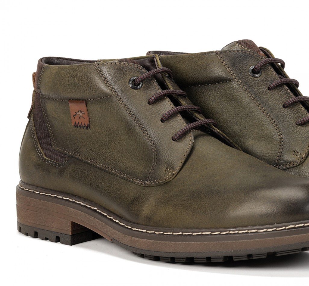 TRUMAN F1593 Green Ankle Boot