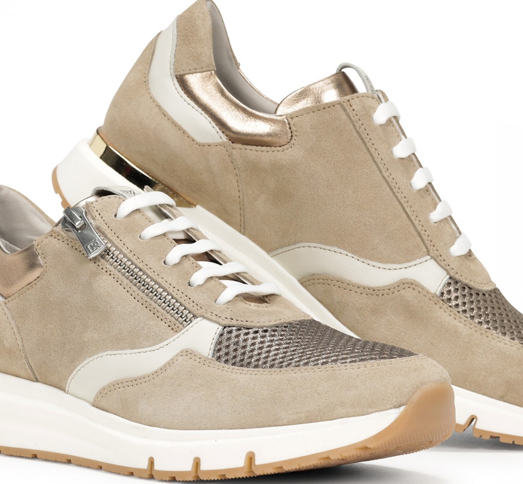 SERENA D9051 Taupe Turnschuhe