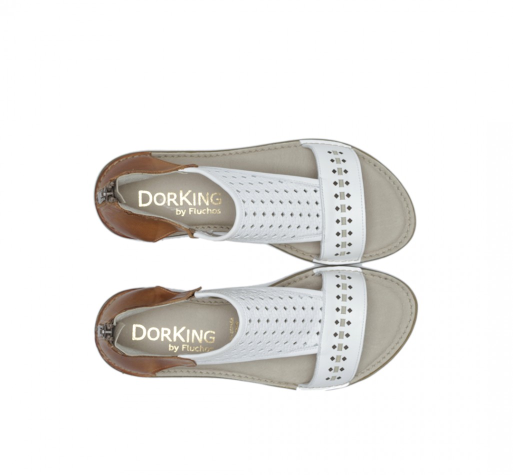 ODA D8524 Weißer Sandale
