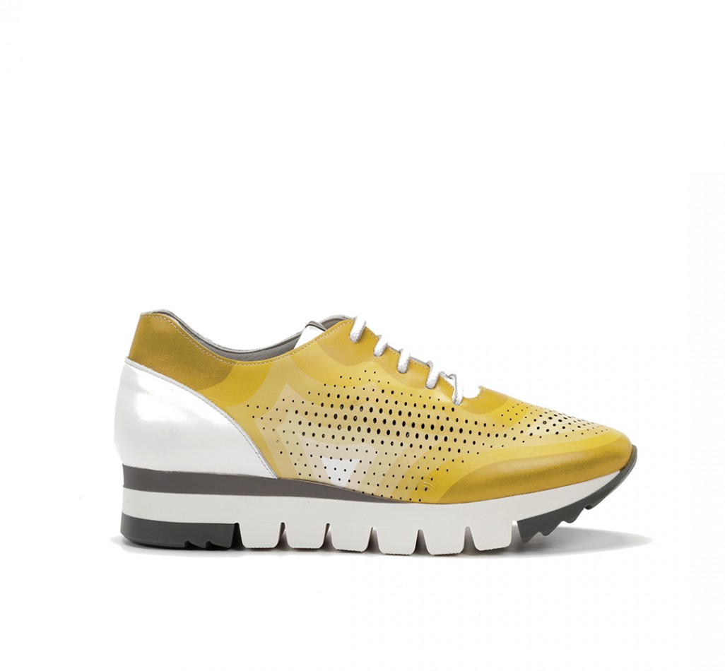 CHARLOT D8113 Yellow Sneakers