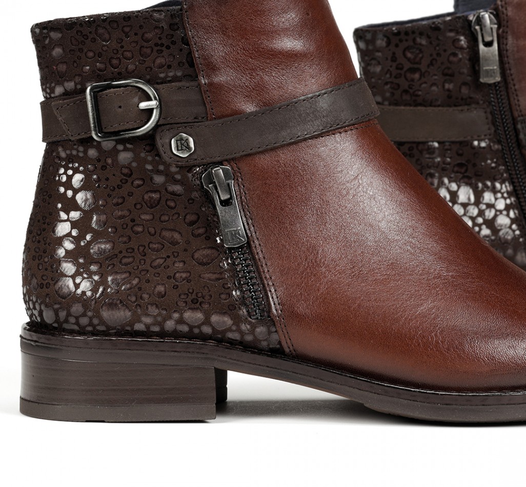 TIERRA D8906 Brown Ankle Boot