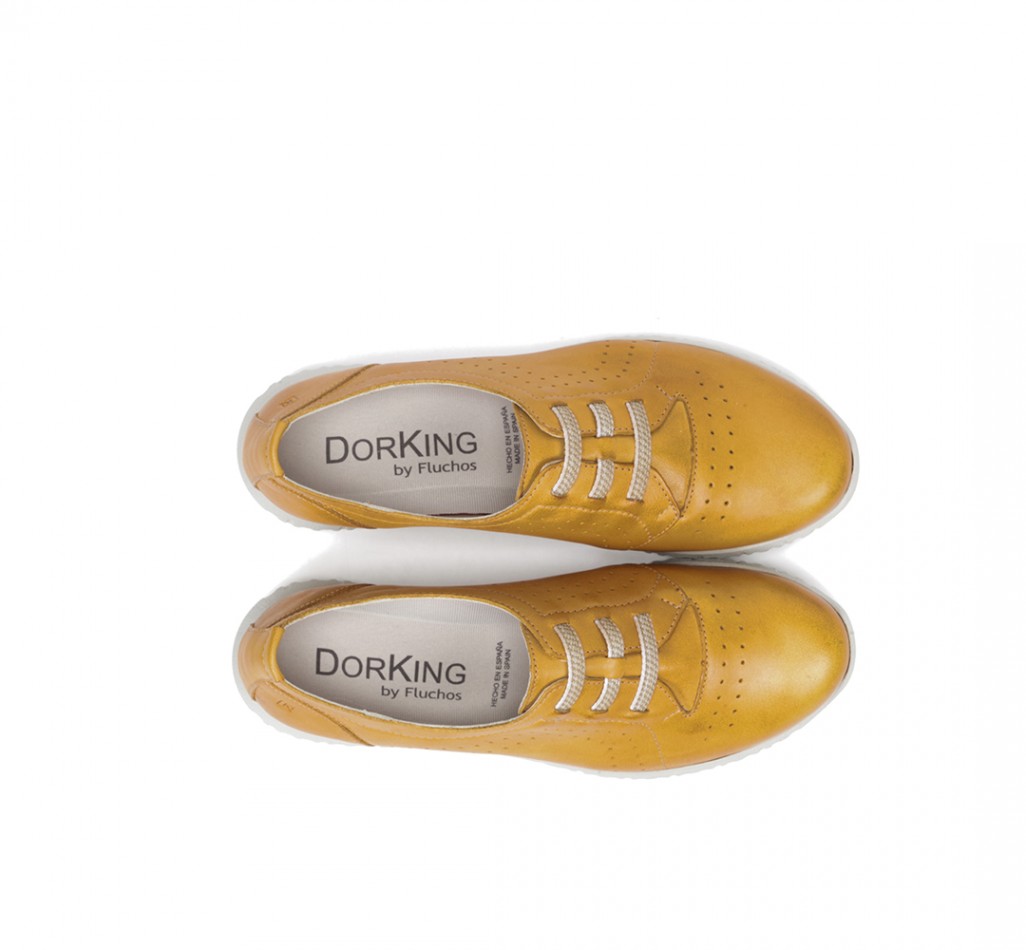 SILVER D8229 Yellow Sneakers