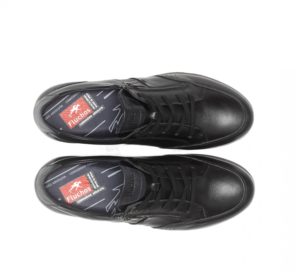 DANIEL F1280 Zapato Con Cordoness Negro