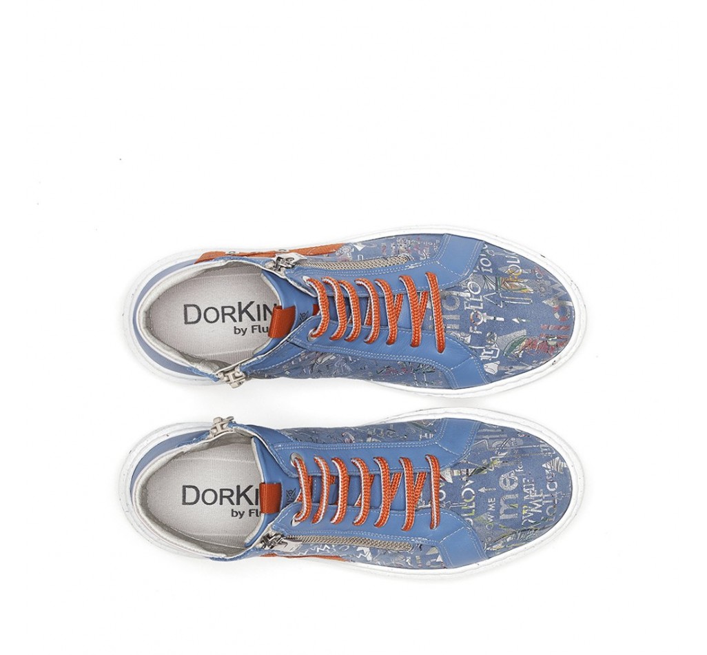 TROZOS D8752 Blue Sneakers