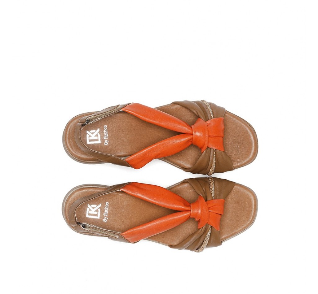 UBARI D8714 Orange Sandal