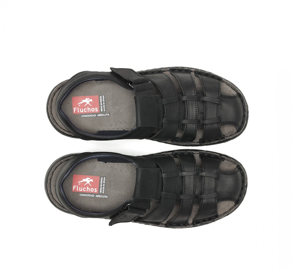 KEOPS F1754 Schwarze Sandale