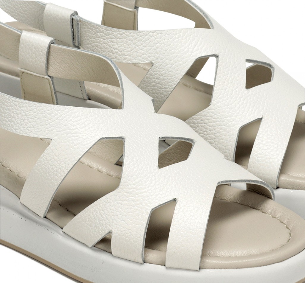SLAM D9087 Weißer Sandale