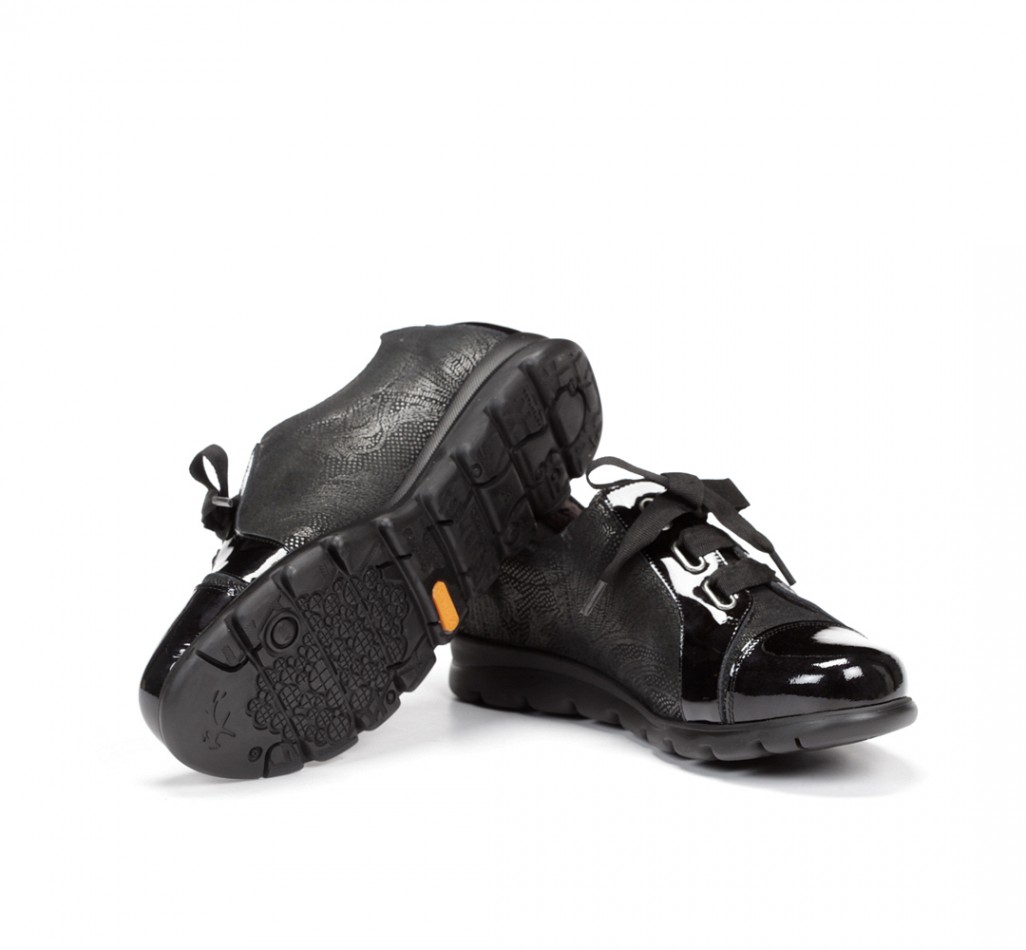 SUSAN F0373 Black Flat Shoe