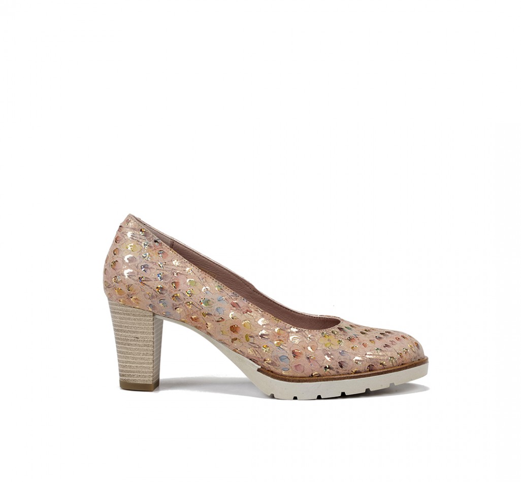 OPIUM D8131 Pink Heel Shoe