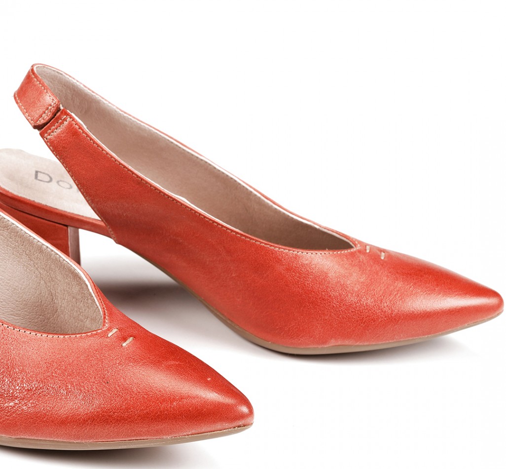 SOFI D7806 Red Heel Shoe