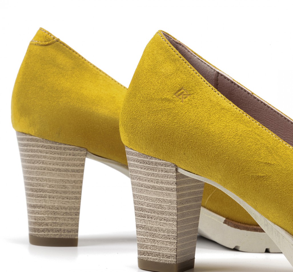 OPIUM D8131 Yellow Heel Shoe